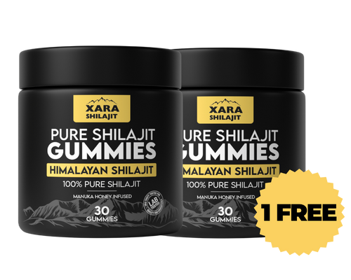 XARA SHILAJIT® Pure Shilajit Gummies 3 MONTH SUPPLY