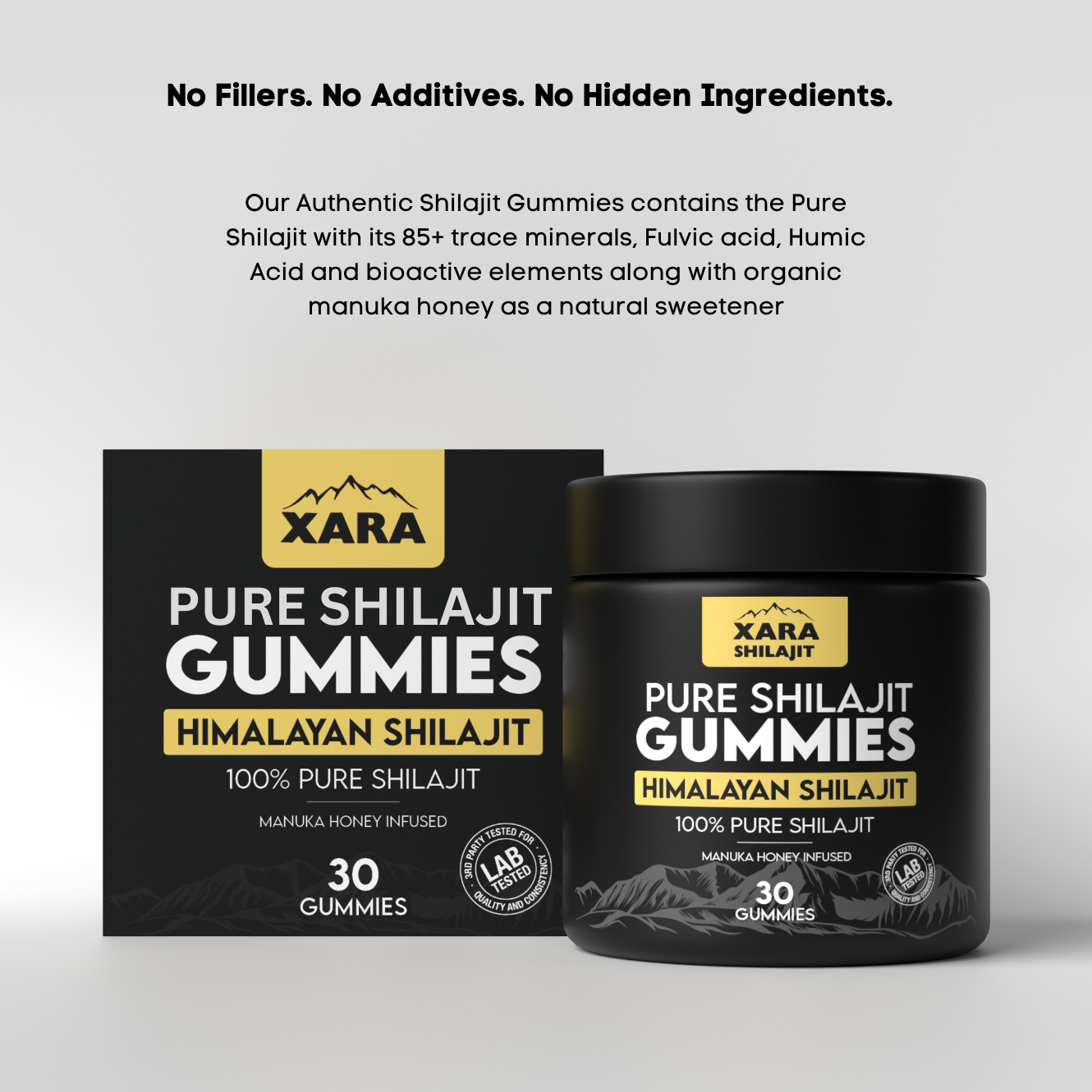 XARA SHILAJIT™ Pure Shilajit Gummies