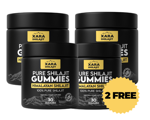 XARA SHILAJIT® Pure Shilajit Gummies 3 MONTH SUPPLY