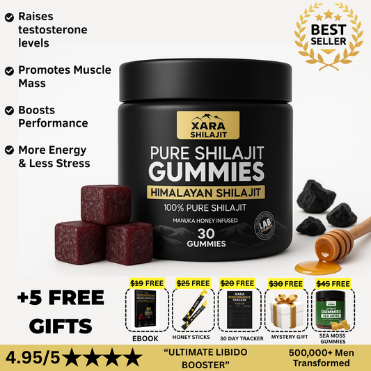 XARA SHILAJITÂŽ Pure Shilajit Gummies