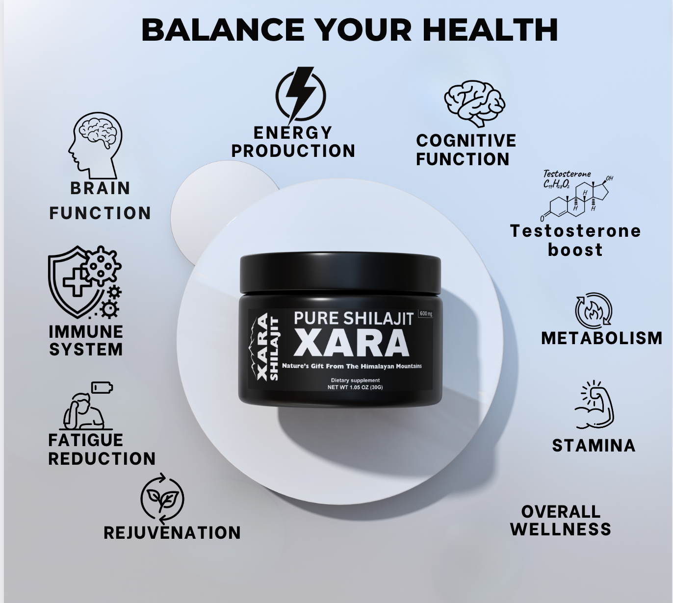Xara shilajit resin