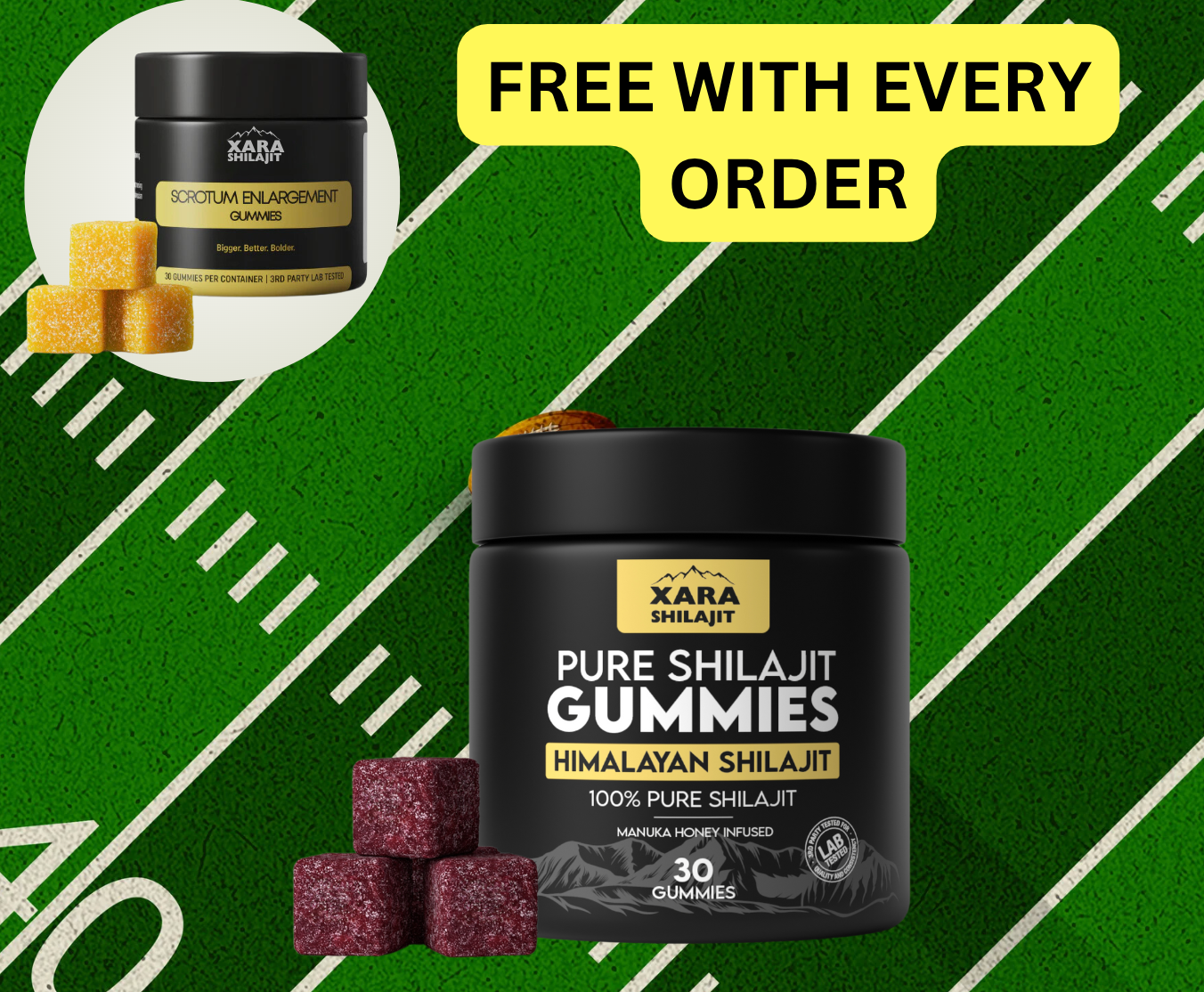 XARA® Pure Shilajit Gummies (+ FREE GIFT SUPERBOWL SPECIAL)