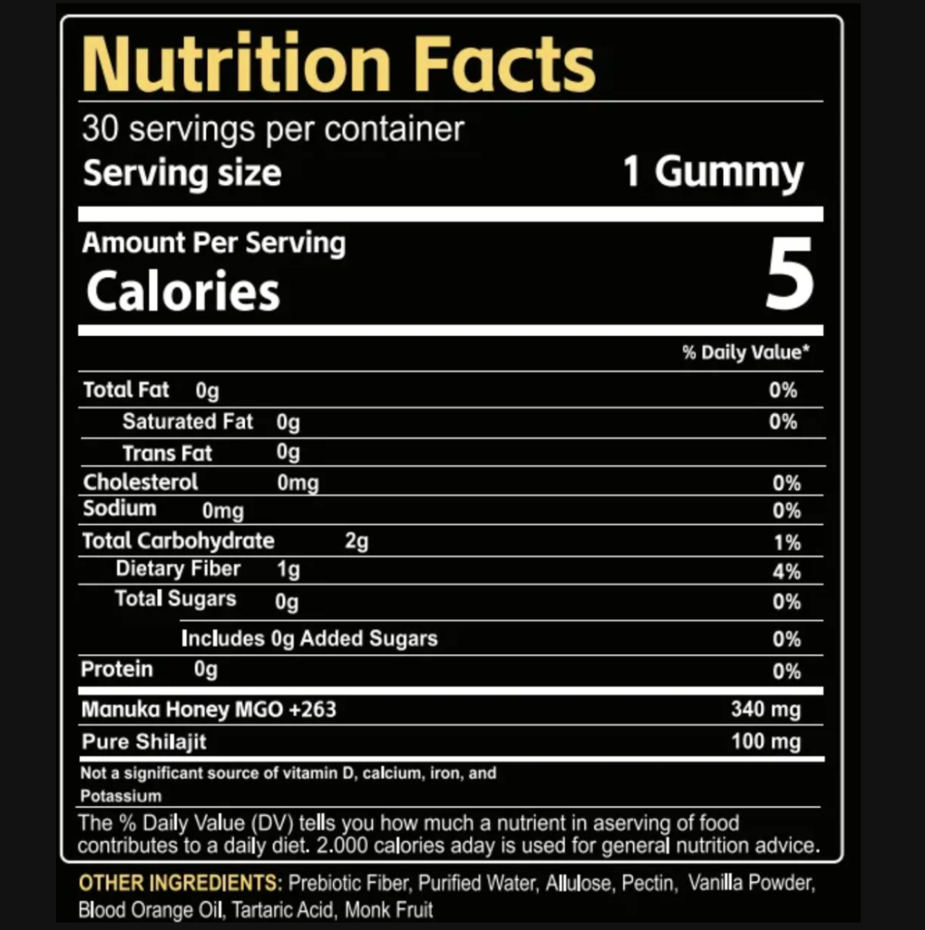 XARA SHILAJIT™ Pure Shilajit Gummies