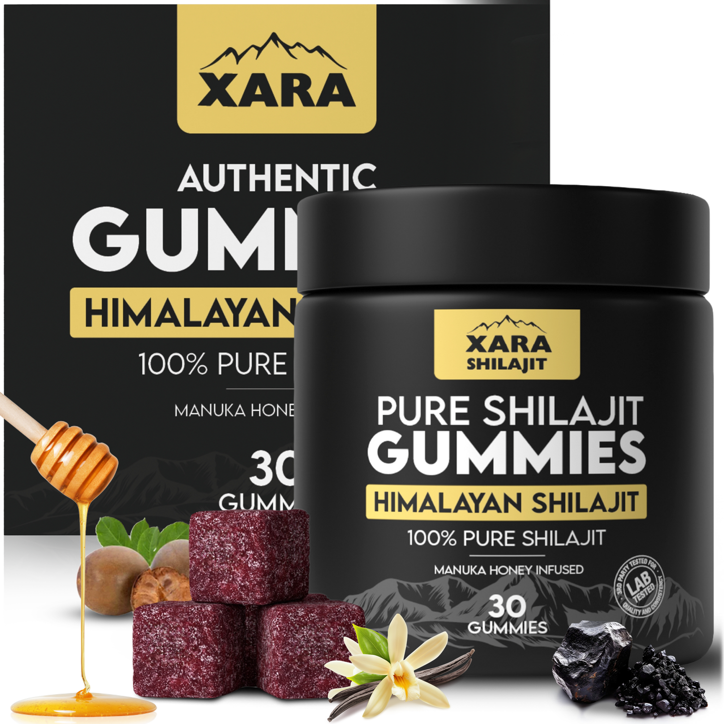 XARA SHILAJIT™ Pure Shilajit Gummies