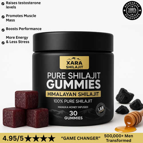 XARA SHILAJIT® Pure Shilajit Gummies 3 MONTH SUPPLY