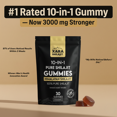 XARA SHILAJIT® 10 in 1 Alpha Gummies