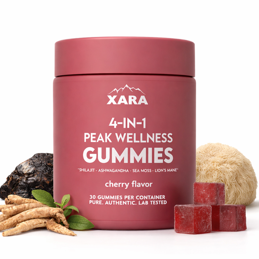 Xarashilajit® 4-in-1 Peak Wellness Gummies