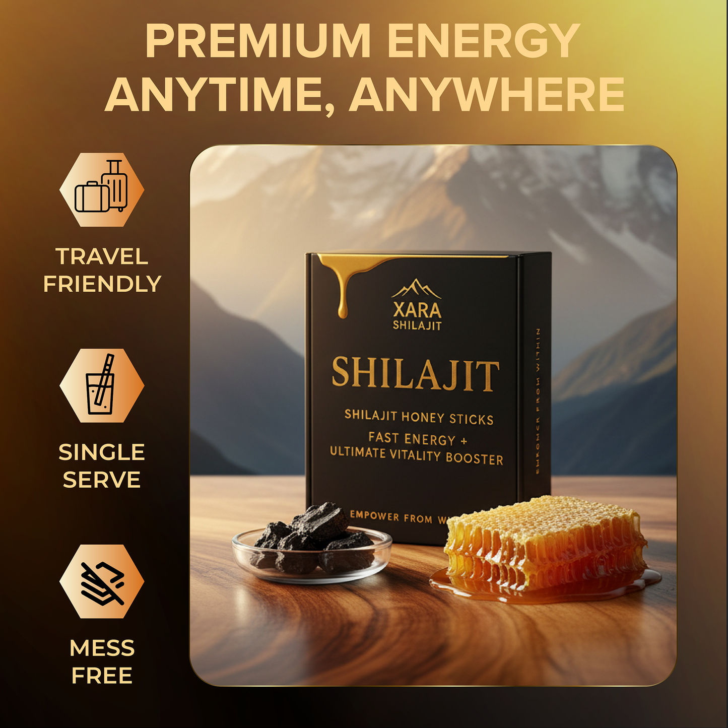 XARA SHILAJIT™ Honey Sticks