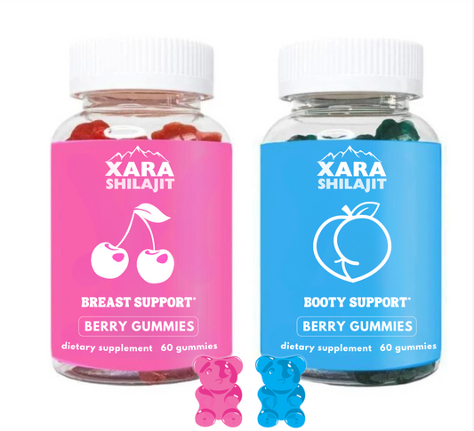 XARA®  Top Support and Peach Gains Gummies (COMBO PACK)