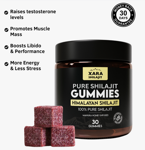 XARA SHILAJIT™ Pure Shilajit Gummies (Cyber Week SALE)