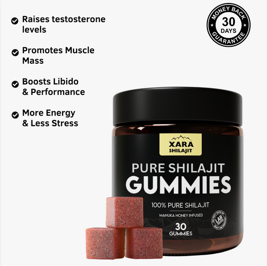 XARA SHILAJIT™ Pure Shilajit Gummies