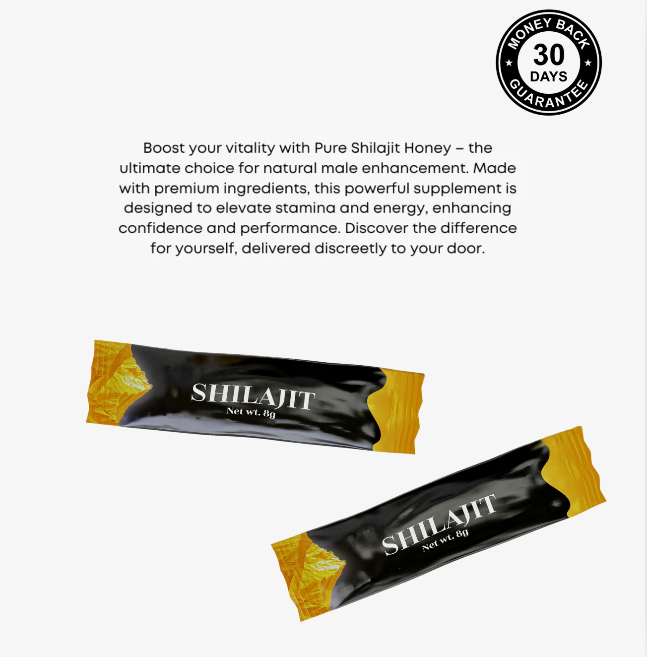 Pure Shilajit Honey Sticks