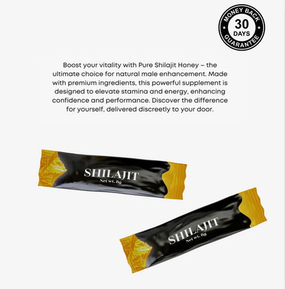 Pure Shilajit Honey Sticks