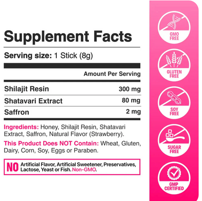 SHE-Lajit Honey Sticks (FOR HER)