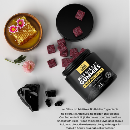 XARA® Pure Shilajit Gummies + 2 FREE GIFTS