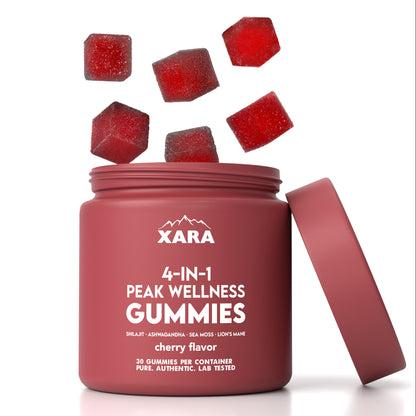 Xarashilajit® 4-in-1 Peak Wellness Gummies for men and women