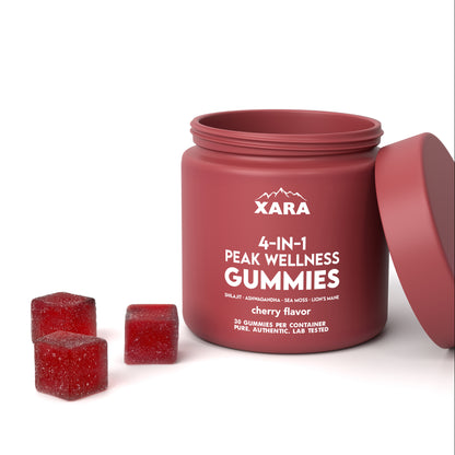 Xarashilajit® 4-in-1 Peak Wellness Gummies for men and women