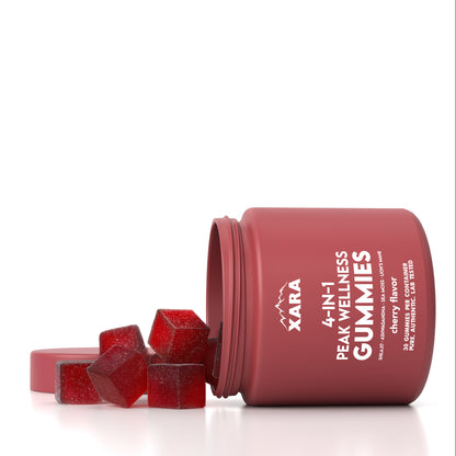 Xarashilajit® 4-in-1 Peak Wellness Gummies for men and women